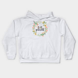 Be yourself Kids Hoodie